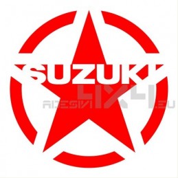 Adesivo stella us army SUZUKI v2 20x20cm