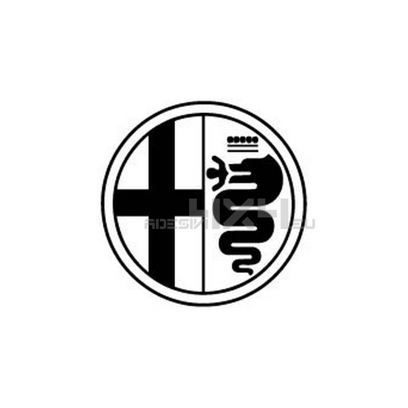 Adesivo logo alfa romeo