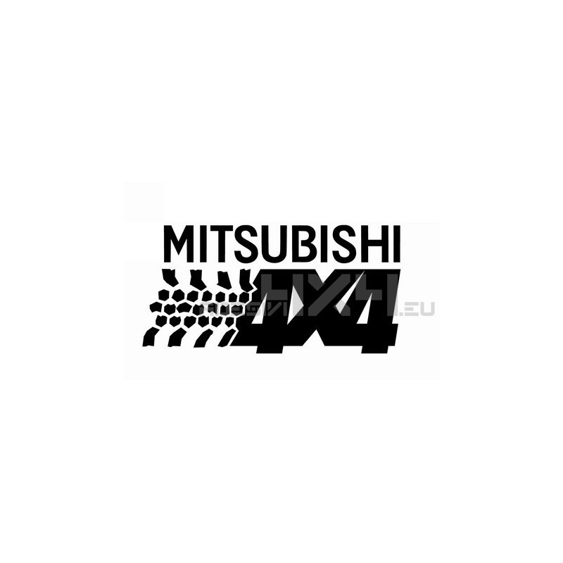 Adesivo mitsubishi 4x4