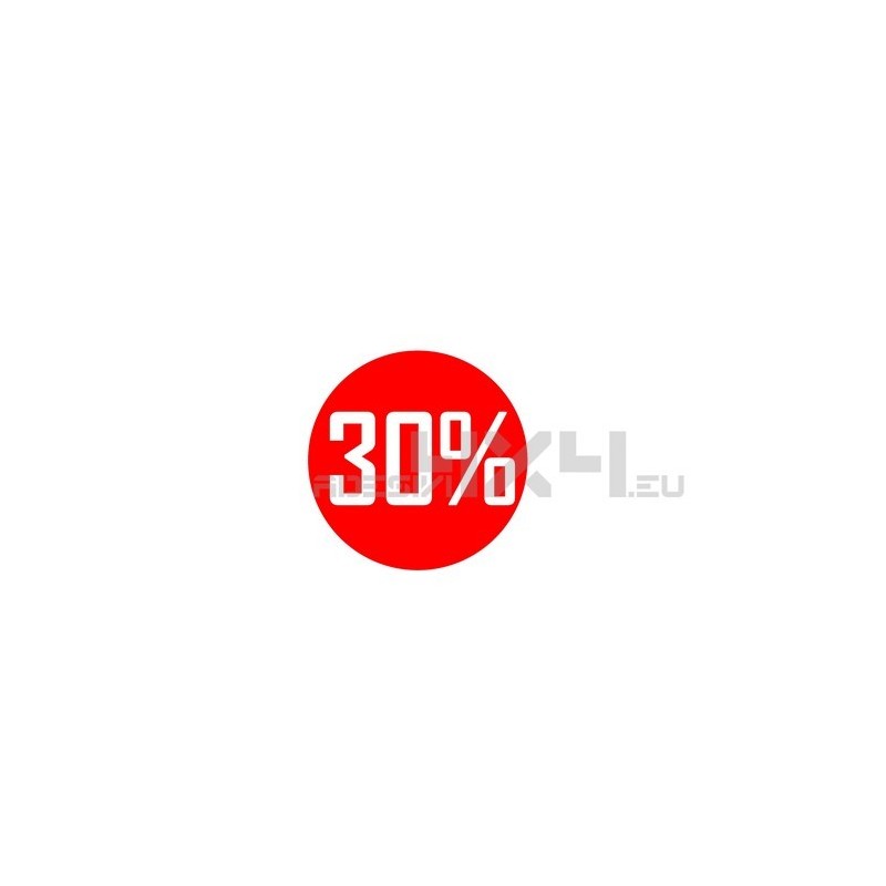 Adesivo vetrina saldi 30%