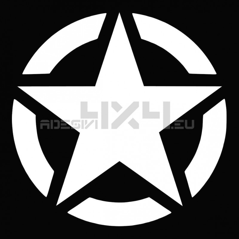 Adesivo stella US ARMY 20x20cm