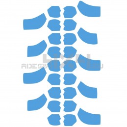 Adesivo impronta pneumatico EXTREME L