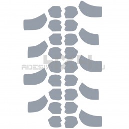 Adesivo impronta pneumatico EXTREME L