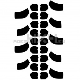 Adesivo impronta pneumatico EXTREME L