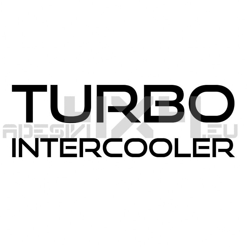 Adesivo TURBO INTERCOOLER