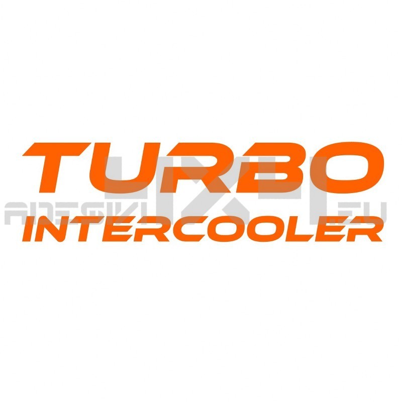 Adesivo TURBO INTERCOOLER mod.a