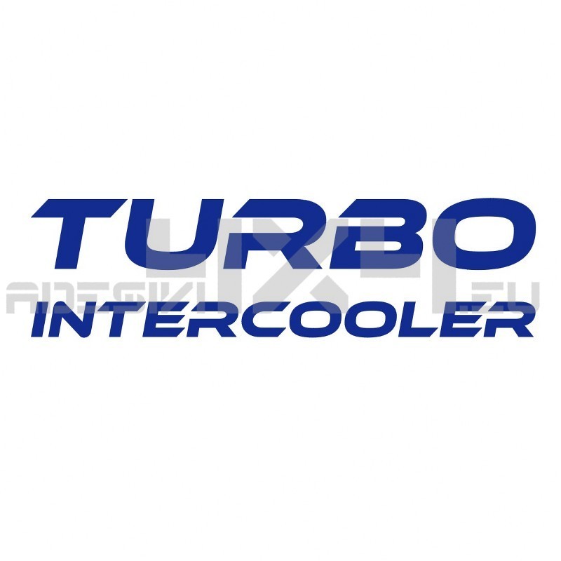 Adesivo TURBO INTERCOOLER mod.a