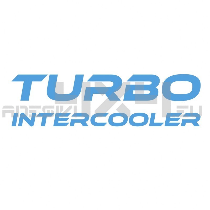 Adesivo TURBO INTERCOOLER mod.a