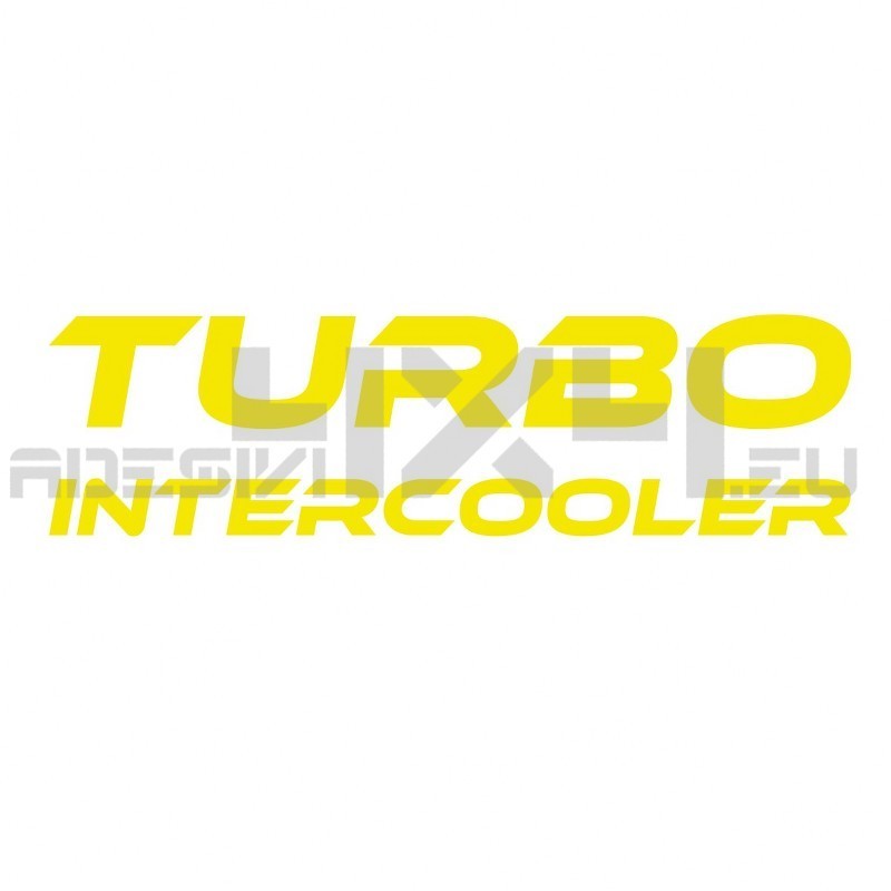 Adesivo TURBO INTERCOOLER mod.a