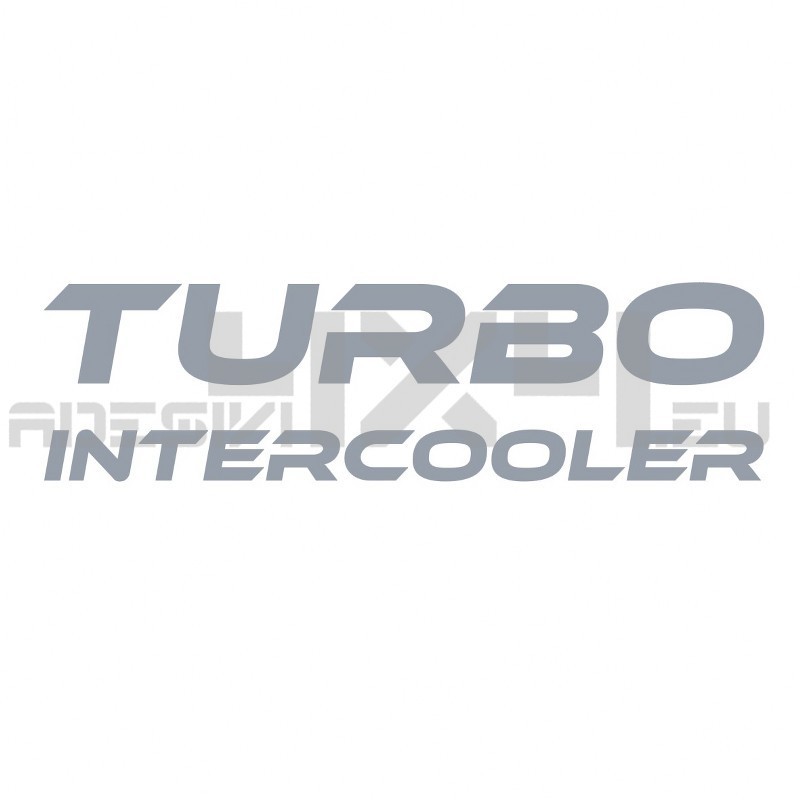 Adesivo TURBO INTERCOOLER mod.a