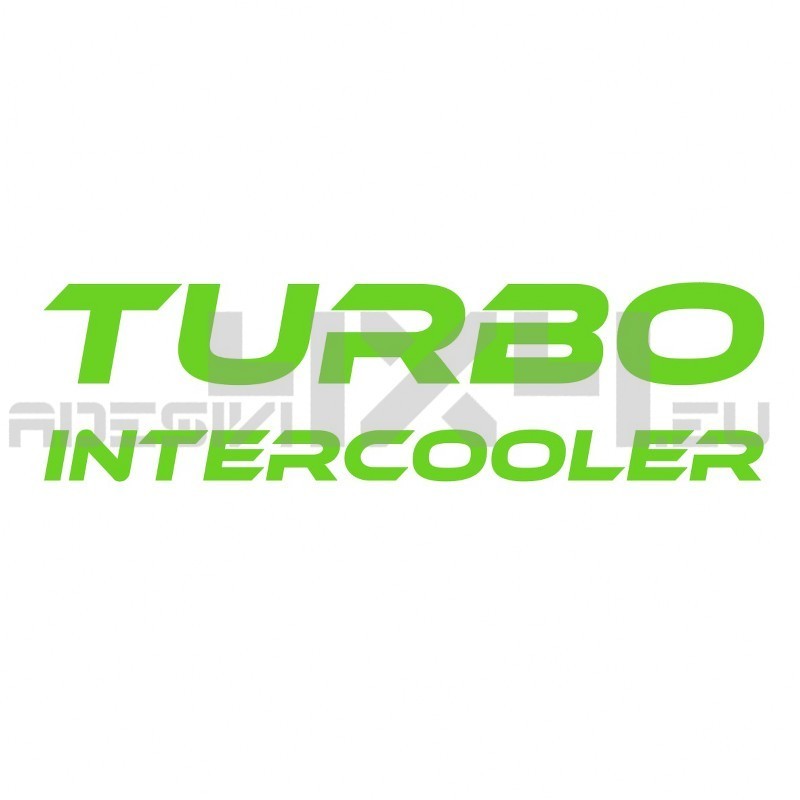 Adesivo TURBO INTERCOOLER mod.a