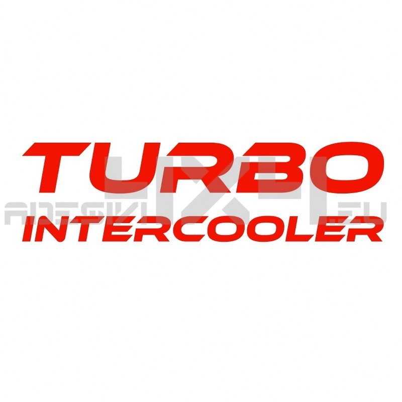 Adesivo TURBO INTERCOOLER mod.a