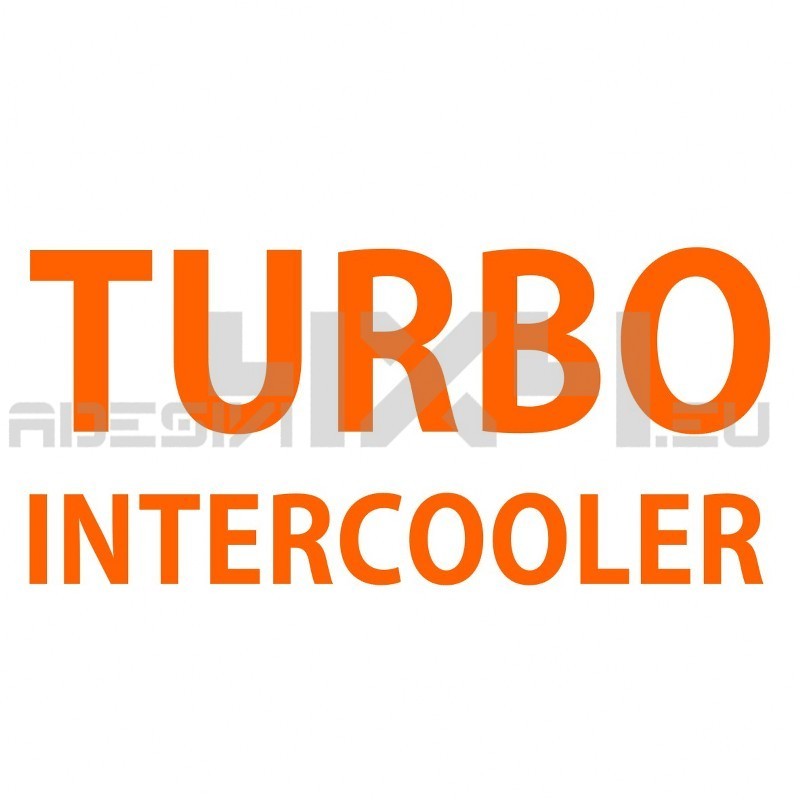 Adesivo TURBO INTERCOOLER mod.e