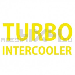 Adesivo TURBO INTERCOOLER mod.e