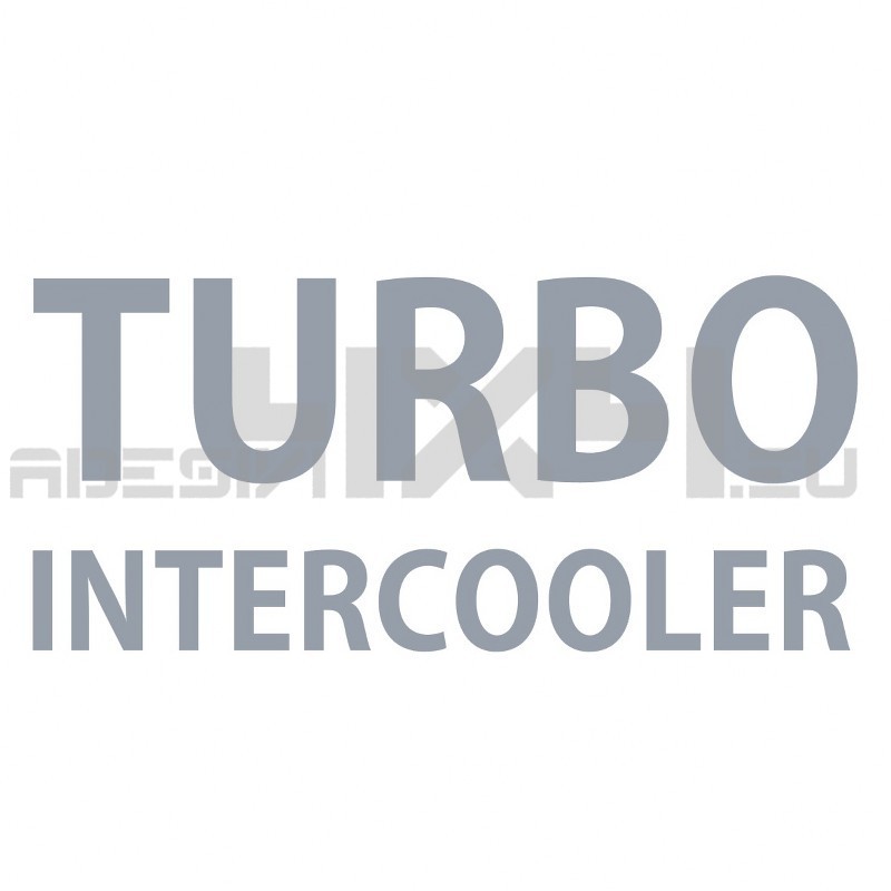 Adesivo TURBO INTERCOOLER mod.e