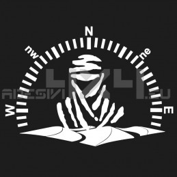 Adesivo rosa dei venti tuareg sahara