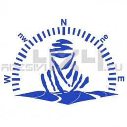 Adesivo rosa dei venti tuareg sahara