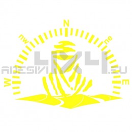 Adesivo rosa dei venti tuareg sahara