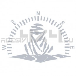 Adesivo rosa dei venti tuareg sahara