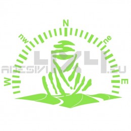 Adesivo rosa dei venti tuareg sahara