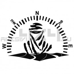 Adesivo rosa dei venti tuareg sahara