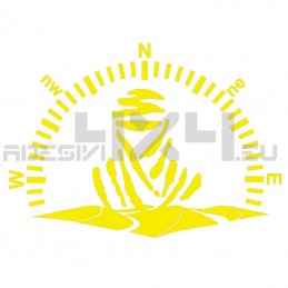 Adesivo rosa dei venti tuareg sahara