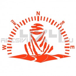 Adesivo rosa dei venti tuareg sahara