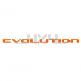 Adesivo mitsubishi scritta evolution mod1