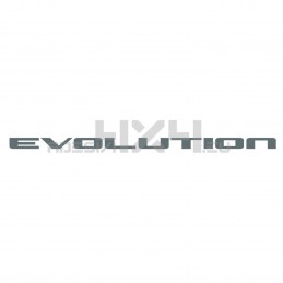 Adesivo mitsubishi scritta evolution mod1
