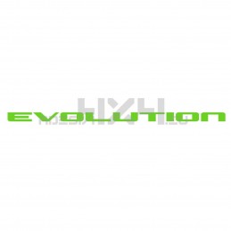Adesivo mitsubishi scritta evolution mod1