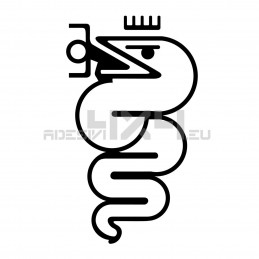 Adesivo stemma alfa romeo