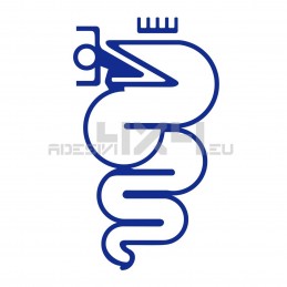 Adesivo stemma alfa romeo