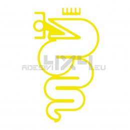 Adesivo stemma alfa romeo