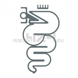Adesivo stemma alfa romeo