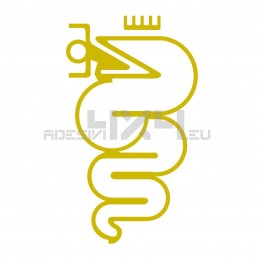 Adesivo stemma alfa romeo