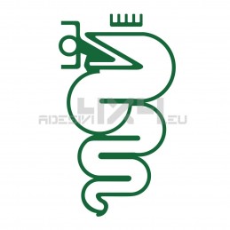 Adesivo stemma alfa romeo
