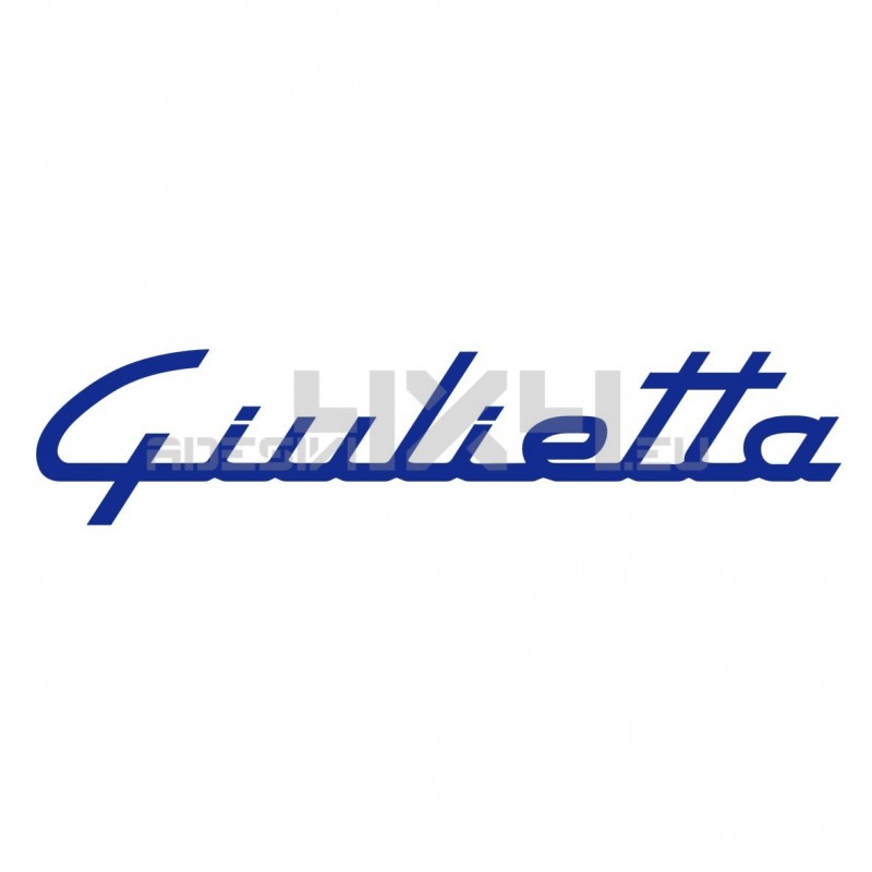 Adesivo alfa romeo scritta giulietta