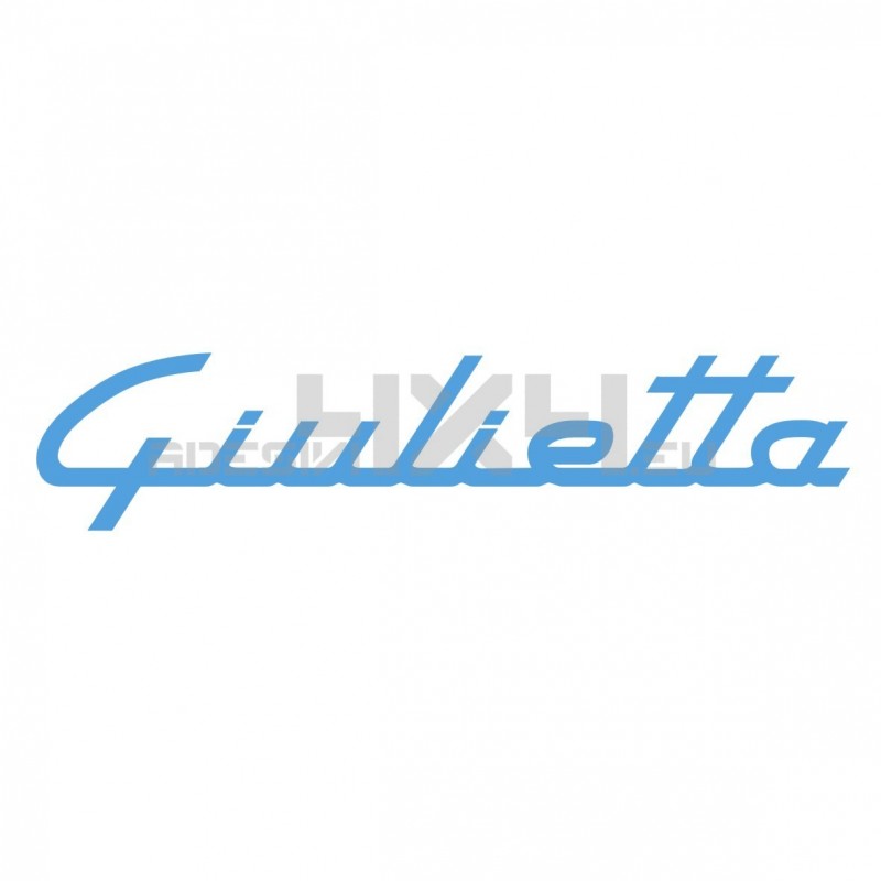 Adesivo alfa romeo scritta giulietta