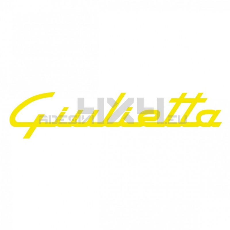 Adesivo alfa romeo scritta giulietta