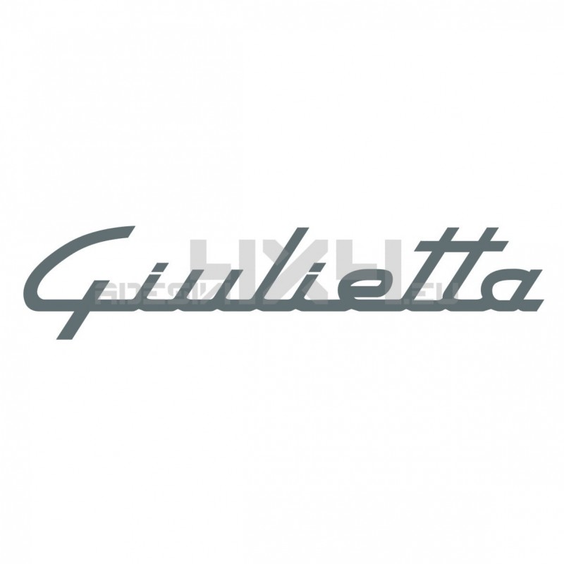 Adesivo alfa romeo scritta giulietta