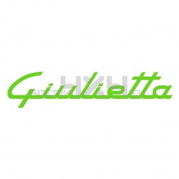Adesivo alfa romeo scritta giulietta