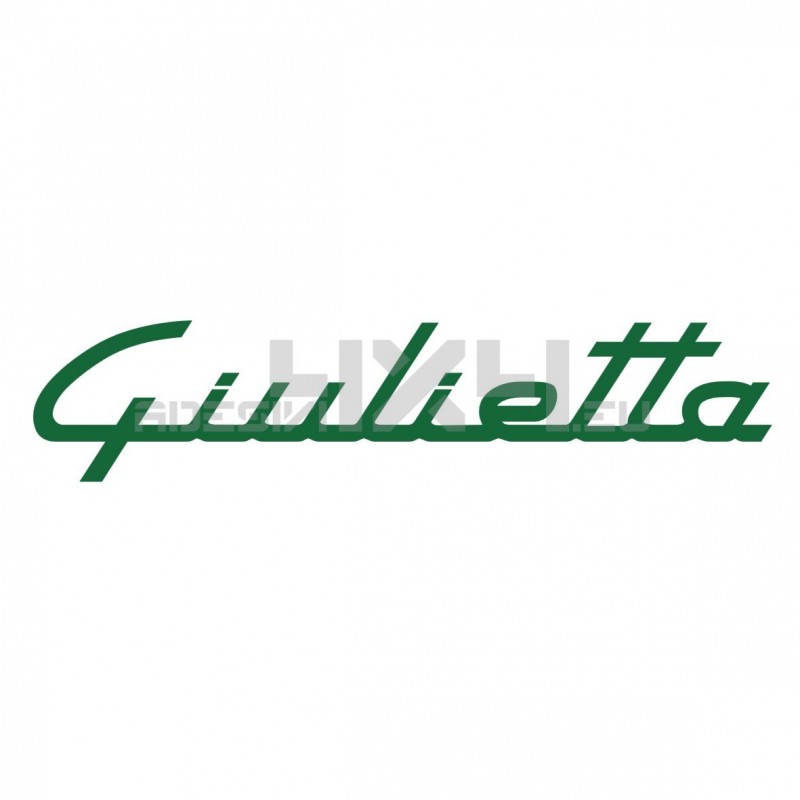 Adesivo alfa romeo scritta giulietta