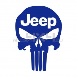 Adesivo Teschio THE PUNISHER JEPP
