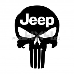 Adesivo Teschio THE PUNISHER JEPP