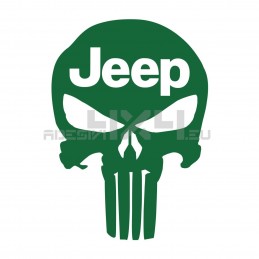 Adesivo Teschio THE PUNISHER JEPP