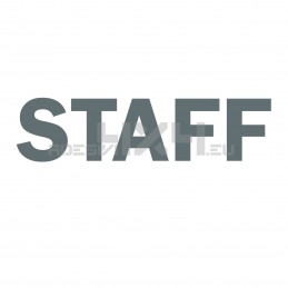 Adesivo scritta STAFF mod.a