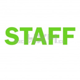 Adesivo scritta STAFF mod.a