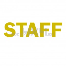 Adesivo scritta STAFF mod.a