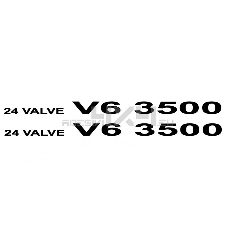 Adesivo 24 valve V6 3500