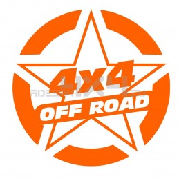 Adesivo stella US ARMY 4x4 off road 30x30cm